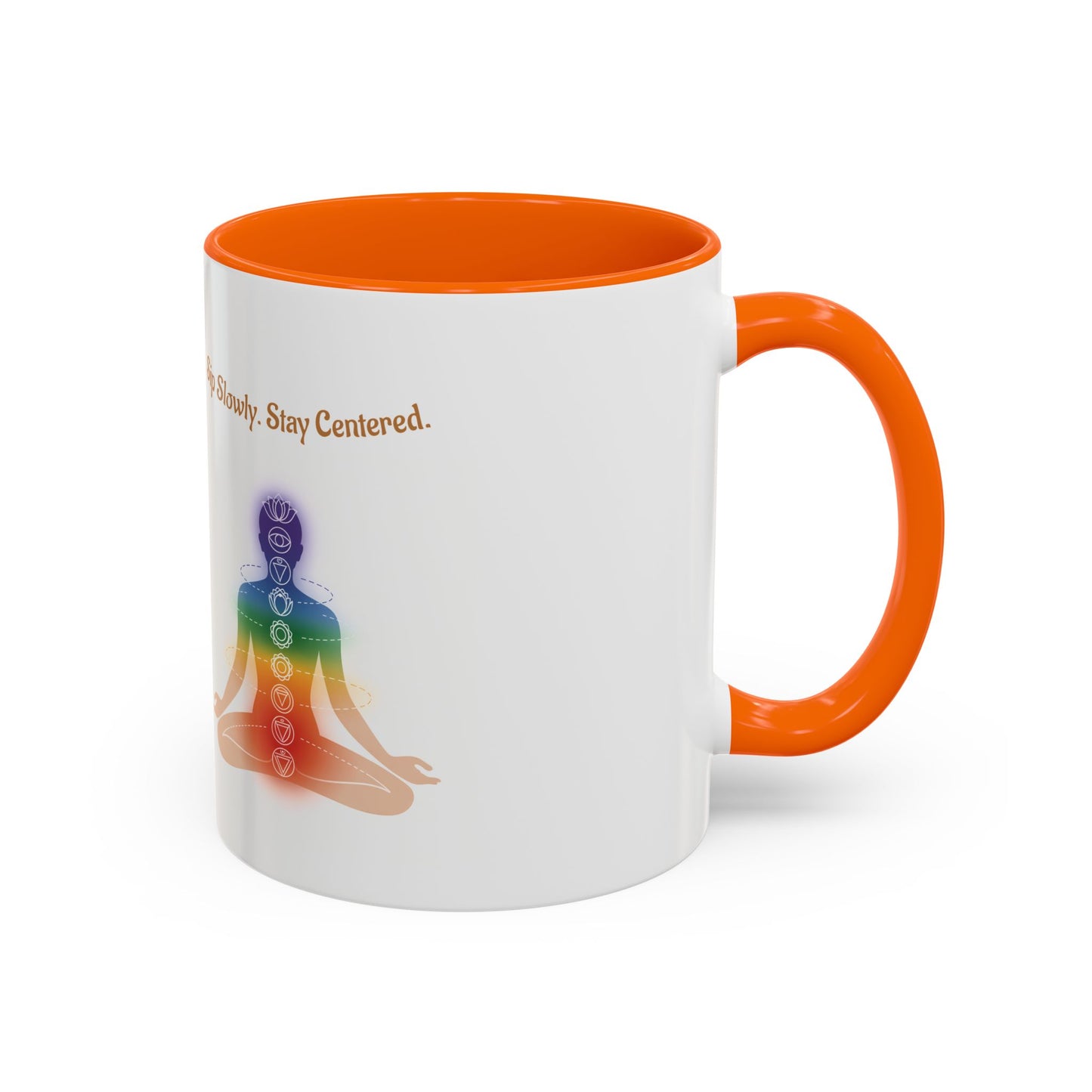 Root Chakra Accent Coffee Mug — Grounding, Stability Spiritual Energy (11/15oz)