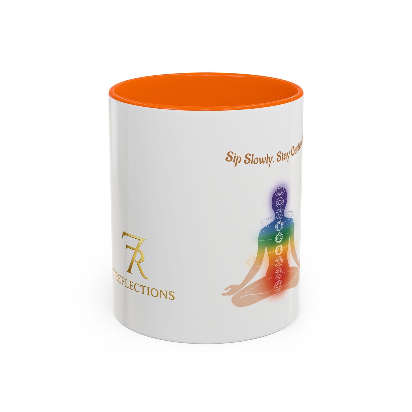 Root Chakra Accent Coffee Mug — Grounding, Stability Spiritual Energy (11/15oz)