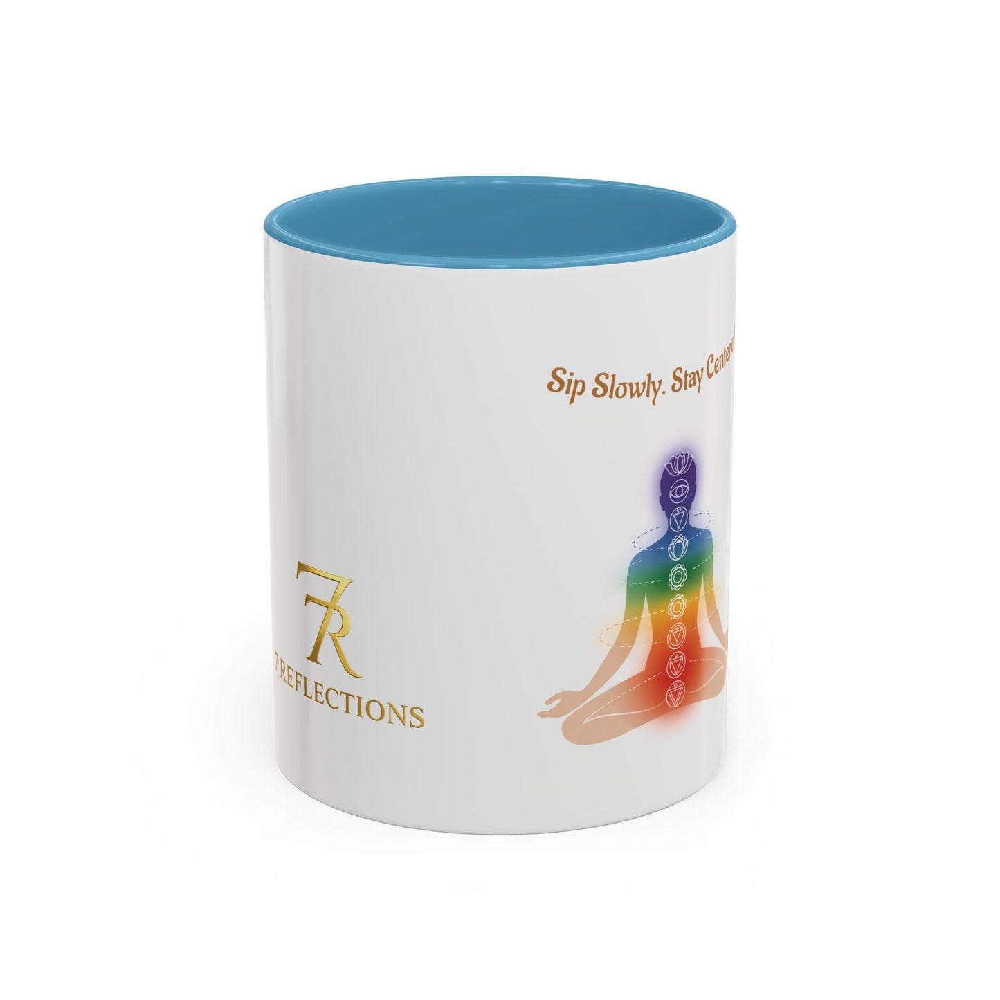 Root Chakra Accent Coffee Mug — Grounding, Stability Spiritual Energy (11/15oz)