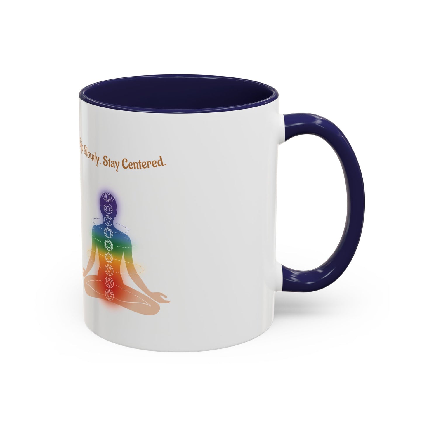 Root Chakra Accent Coffee Mug — Grounding, Stability Spiritual Energy (11/15oz)