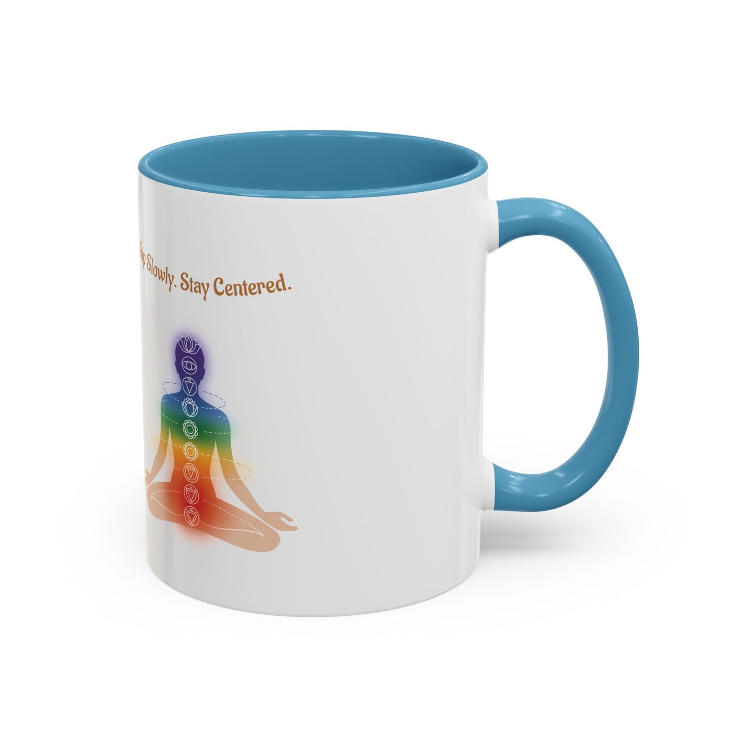 Root Chakra Accent Coffee Mug — Grounding, Stability Spiritual Energy (11/15oz)