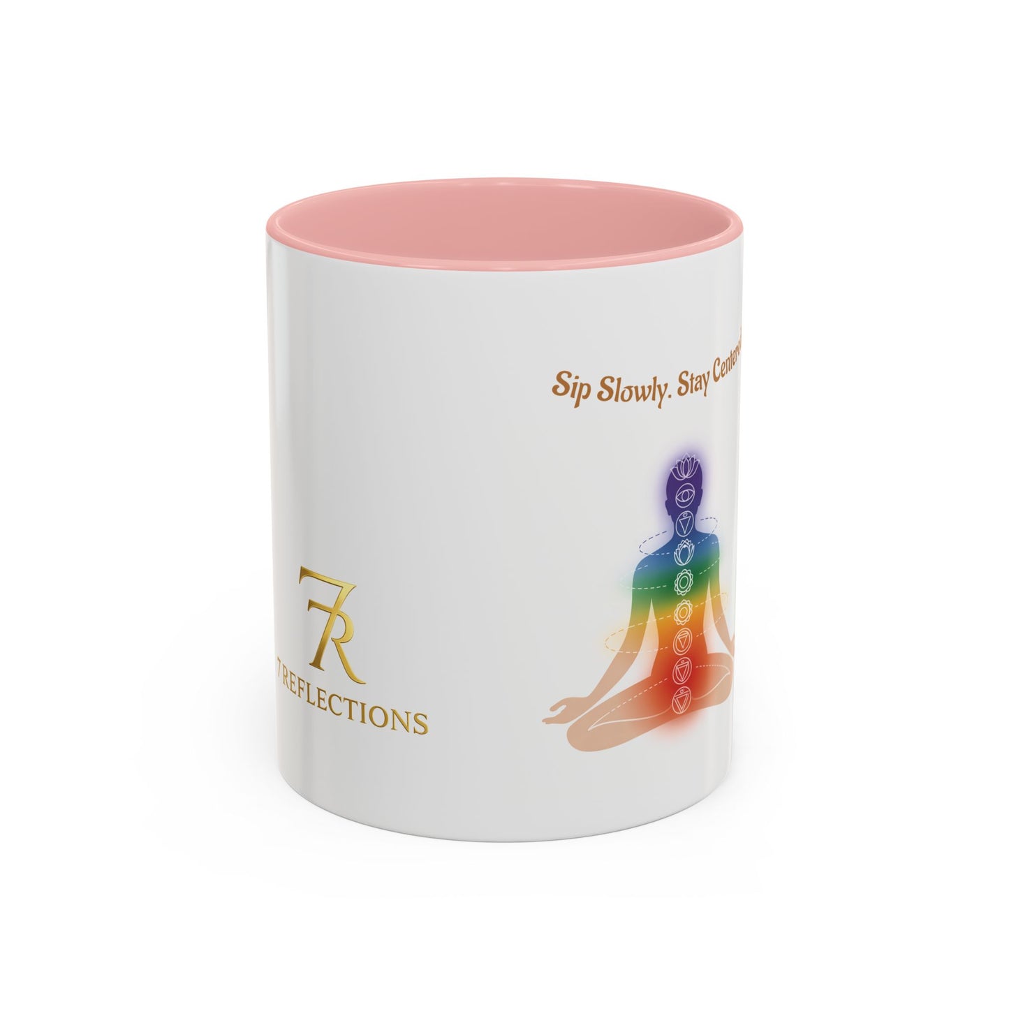 Root Chakra Accent Coffee Mug — Grounding, Stability Spiritual Energy (11/15oz)