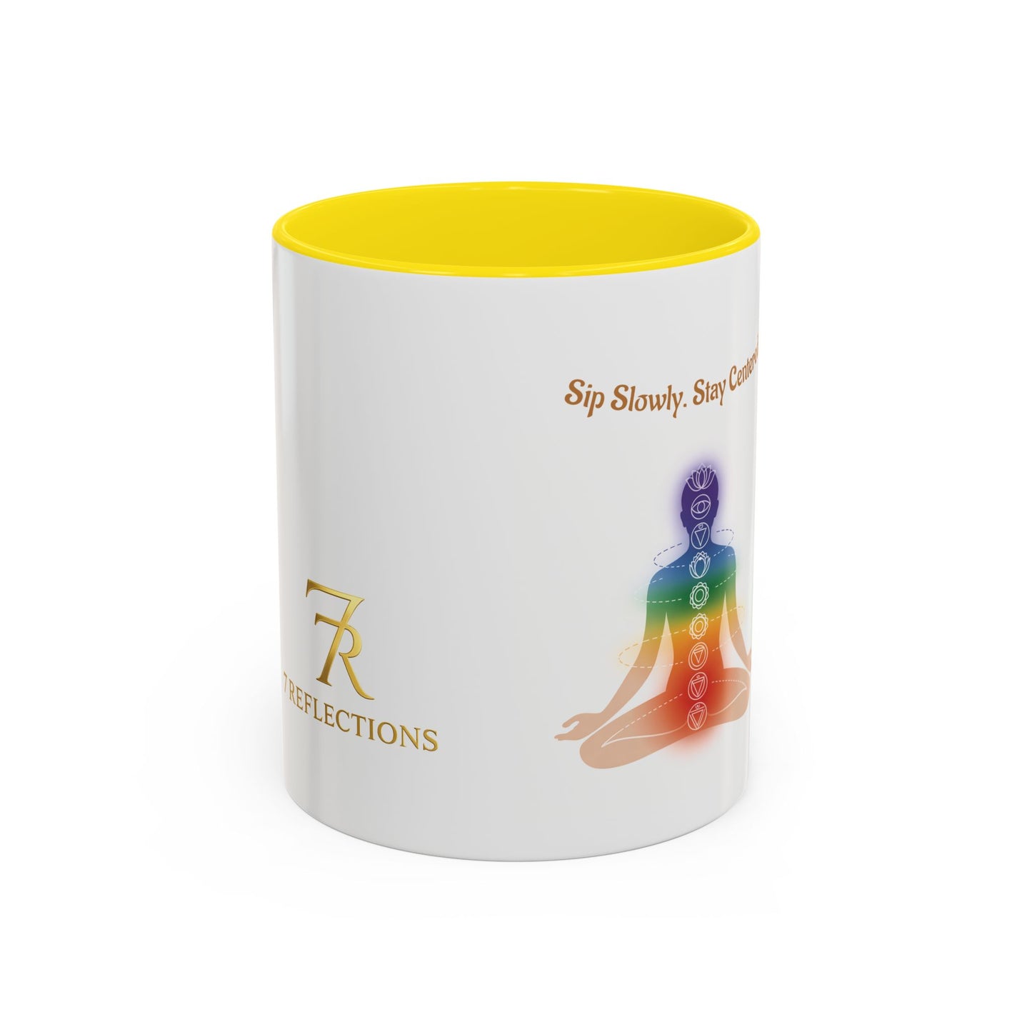 Root Chakra Accent Coffee Mug — Grounding, Stability Spiritual Energy (11/15oz)