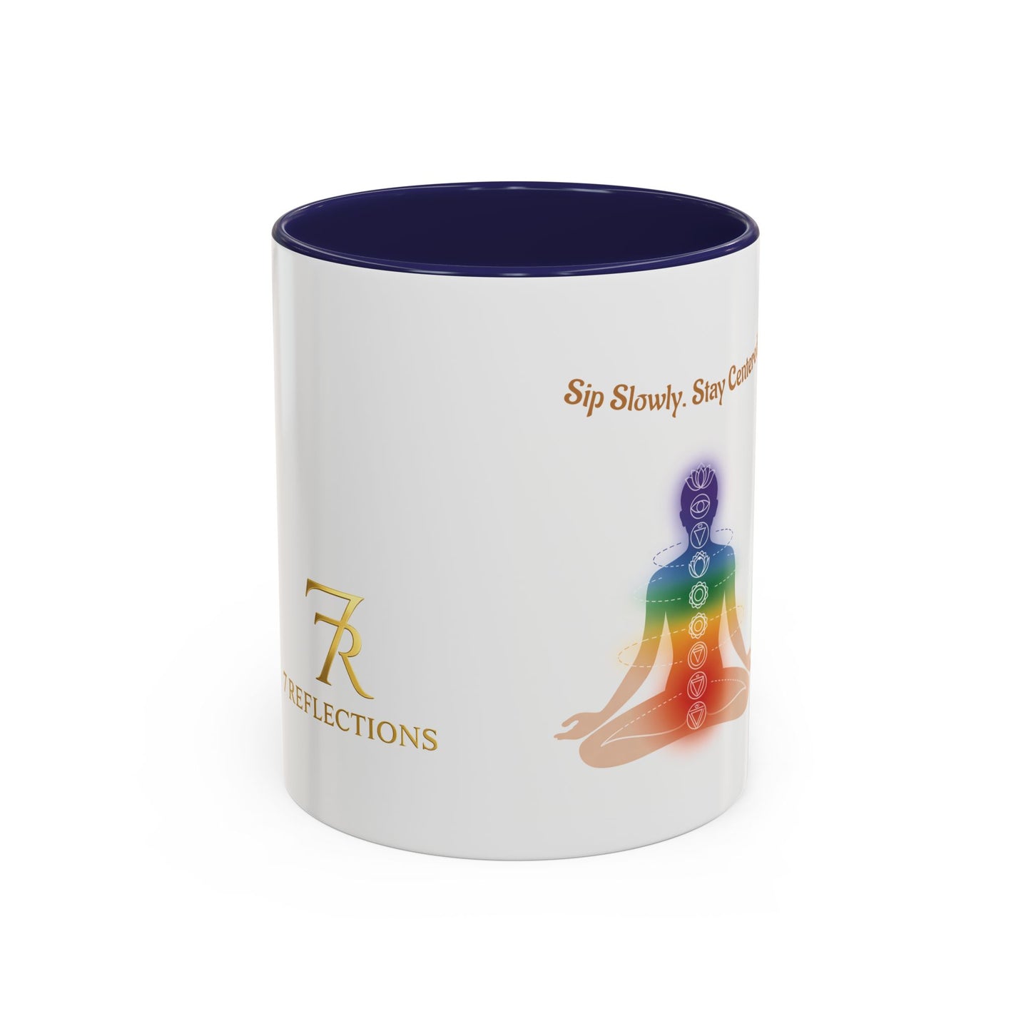 Root Chakra Accent Coffee Mug — Grounding, Stability Spiritual Energy (11/15oz)