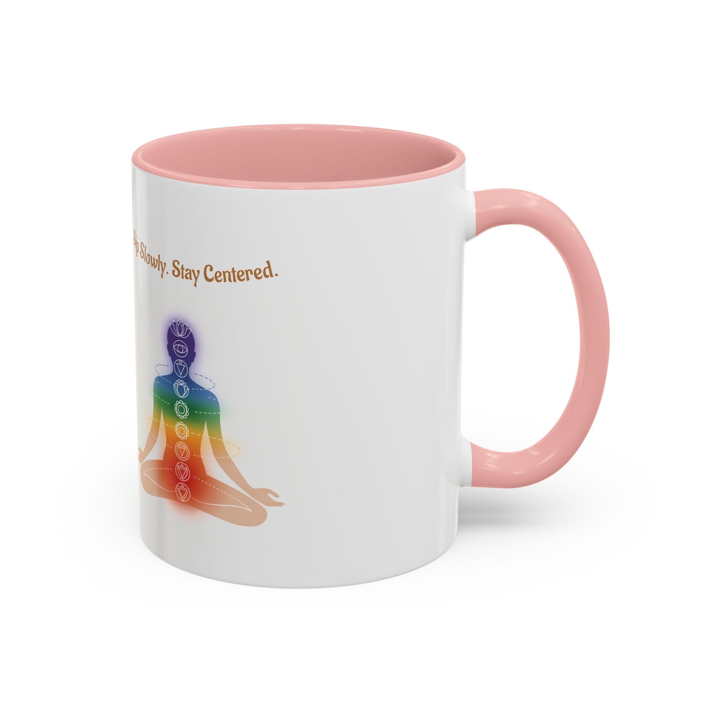 Root Chakra Accent Coffee Mug — Grounding, Stability Spiritual Energy (11/15oz)